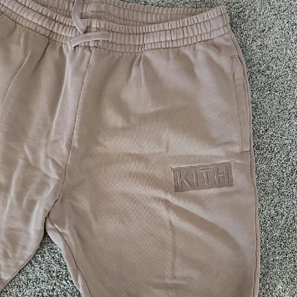Kith Taupe Textured Joggers New Without Tags XL - Picture 2 of 7